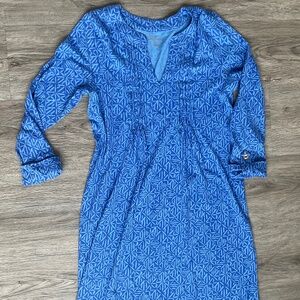 Blue Lilly Pulitzer Long-sleeve Dress, XS, NWOT